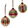 Frosted Sage Glass Ball Ornament Set of 12