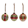 Frosted Sage Glass Ball Ornament Set of 12