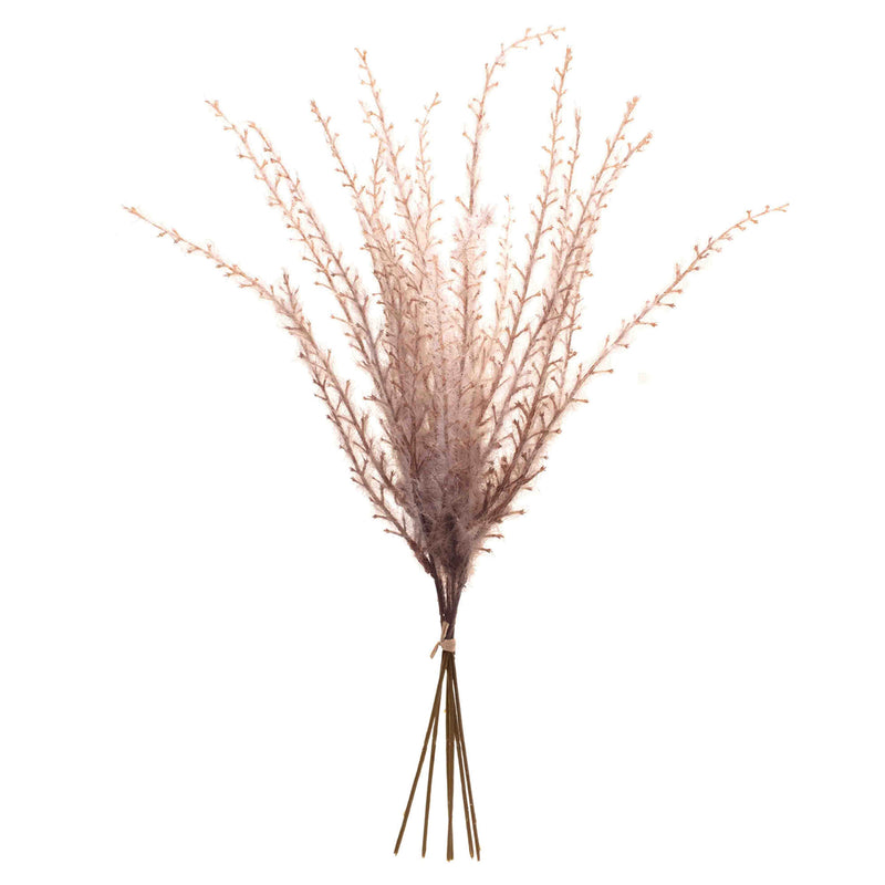 Grass Plume Bundle Faux Plant Stem Set of 6