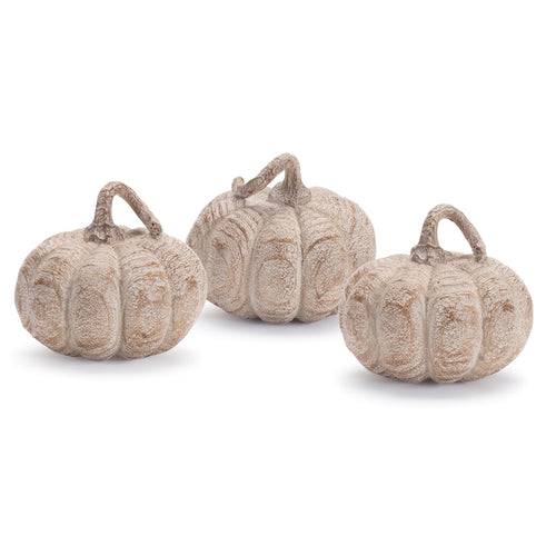 Pumpkin Sculpture Set of 3