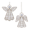 Metal Framed Angel Ornament Set of 6