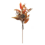 Mixed Fall Foliage Spray Faux Plant Stem Set of 2