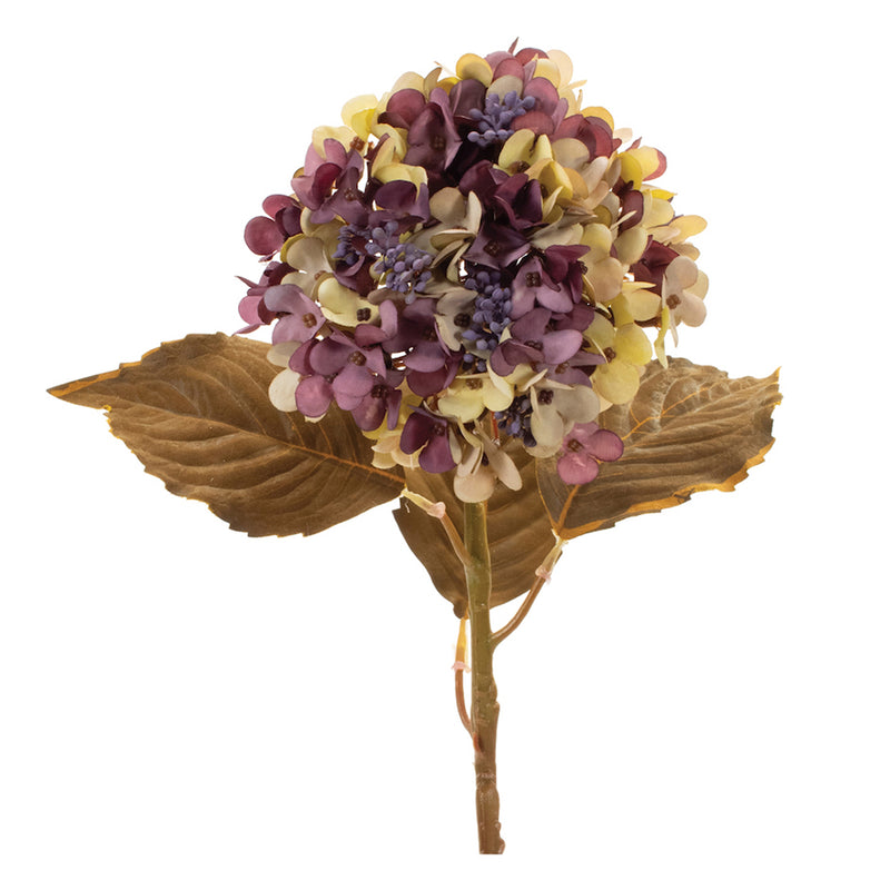 Harvest Hydrangea Faux Plant Stem Set of 6