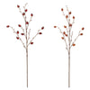 Harvest Pomegranate Spray Faux Plant Stem Set of 2