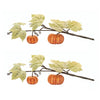 Fall Pumpkin Vine Faux Plant Stem Set of 2