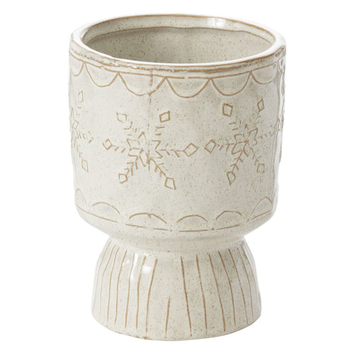 Snowflurry Footed Pot Set of 2