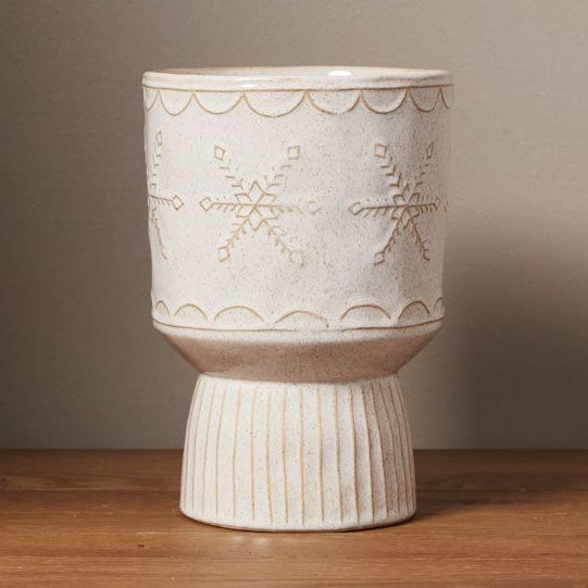 Snowflurry Footed Pot