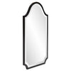 Bosworth Brushed Black Shield Wall Mirror