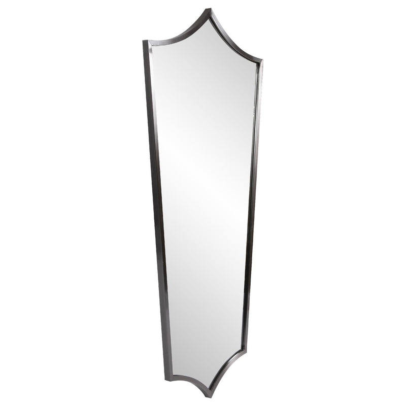 Antioch Brushed Shield Wall Mirror