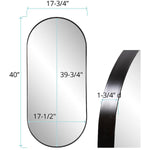 Steele Capsule Wall Mirror