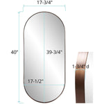 Steele Capsule Wall Mirror