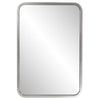 Simone Rectangular Stainless Steel Wall Mirror