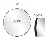 Stainless Steel Round Wall Mirror