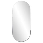 Dante Stainless Steel Black Capsule Wall Mirror