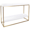 Lyndhurst White Lacquer Console Table