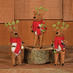 Reindeer Ornament Set of 3