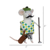 Golfer Mouse Ornament Set of 3