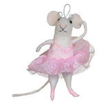 Ballerina Mouse Ornament Set of 3