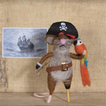 Pirate Mouse Ornament Set of 3