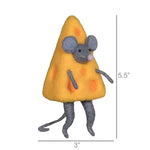 Cheese Mouse Ornament Set of 3