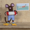 Swimmer Guy Mouse Ornament Set of 3