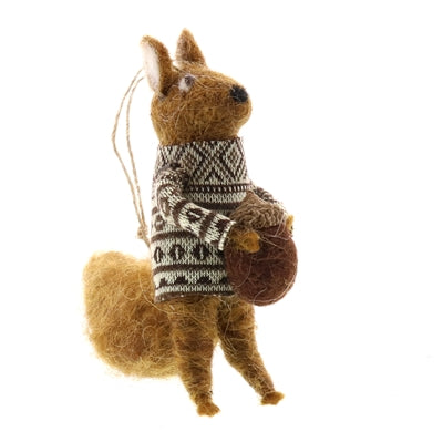 Squirrel Ornament Set of 3