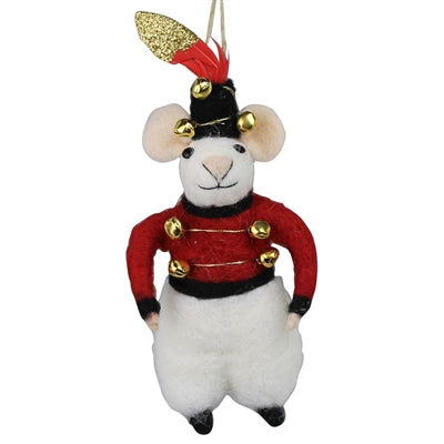 Solider Mouse Ornament Set of 3