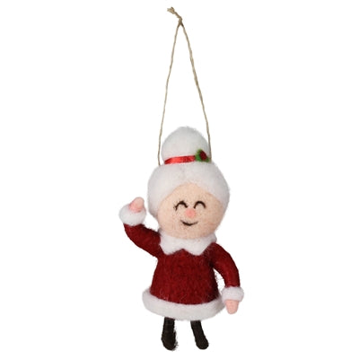 Mrs Claus Ornament Set of 3