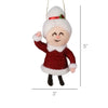 Mrs Claus Ornament Set of 3