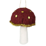 Mushroom Ornament Set of 3