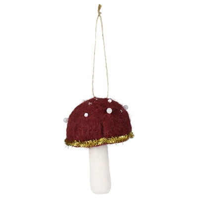 Mushroom Ornament Set of 3