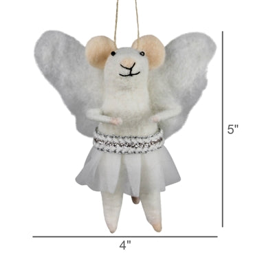 Angel Mouse Ornament Set of 3