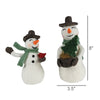 Snowman Sculpture Set of 2