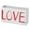 Painted Love Planter Set of 2