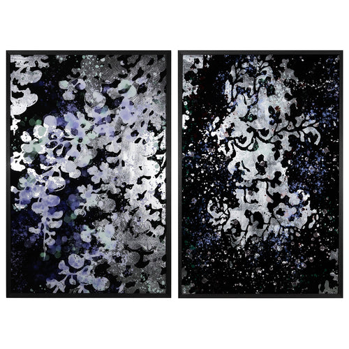 Sunpan Floral Fantasy Wall Accent Set Of 2 - Final Sale