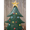 Christmas Tree Hand-Hammered Outdoor Art Set of 2