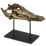 Noir Alligator on Stand