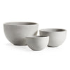 Fibrestone Malibu Low Bowl Set of 3