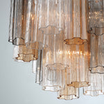 Crystorama Addis 4-Light Chandelier Aged Brass