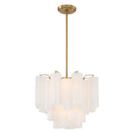 Crystorama Addis 4-Light Chandelier Aged Brass