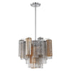 Crystorama Addis 4-Light Chandelier Polished Chrome