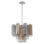 Crystorama Addis 4-Light Chandelier Polished Chrome