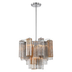 Crystorama Addis 4-Light Chandelier Polished Chrome