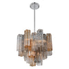 Crystorama Addis 4-Light Chandelier Polished Chrome