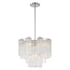 Crystorama Addis 4-Light Chandelier Polished Chrome