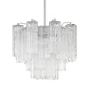 Crystorama Addis 4-Light Chandelier Polished Chrome