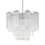 Crystorama Addis 4-Light Chandelier Polished Chrome