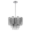 Crystorama Addis 4-Light Chandelier Polished Chrome