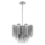 Crystorama Addis 4-Light Chandelier Polished Chrome