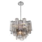 Crystorama Addis 4-Light Chandelier Polished Chrome